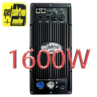 GETSHOW 1600W Subwoofer Amplifier Module Professional Speaker Plate Amplifier Class D with DSP Audio Processor