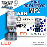 Projector Vinyx MP2 MP1 Lampu Utama LED H4 65W Projie H4 Mini Projector Lens Lensa Motor Mobil Headl