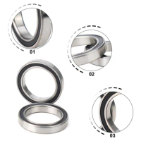 2pcs Bicycle Bottom Bracket Bearing 6806-2RS 30x42x7mm Compatible For FSA Ball Bearings Chromium Steel Direct Press Dust Seal
