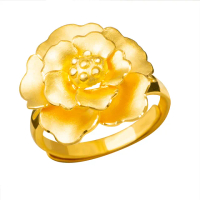 【金品坊】黃金戒指濃情富貴戒指 2.23錢±0.03(純金999.9、純金戒指、黃金戒指)