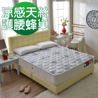 Ally愛麗 涼感天絲抗菌 護腰型 蜂巢式獨立筒床 雙人5尺