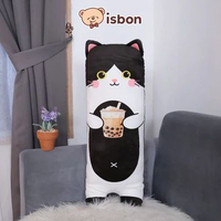 ISTANA BONEKA Bantal Guling Bolster Kitten 2D Lucu Bisa Untuk Tidur Bahan Halus Lembut Aman Untuk An