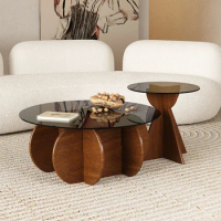 Center Small Coffee Tables Mobile Round Nordic Floor Luxury Coffee Tables Space Savers Designer Mesa Centro Garden Furniture HY