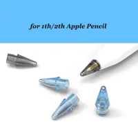 Transparent Replacement Tip For Apple Pencil 1st 2nd Generation Tip For tablet pen ipad Stylus Pen Replacement Nib