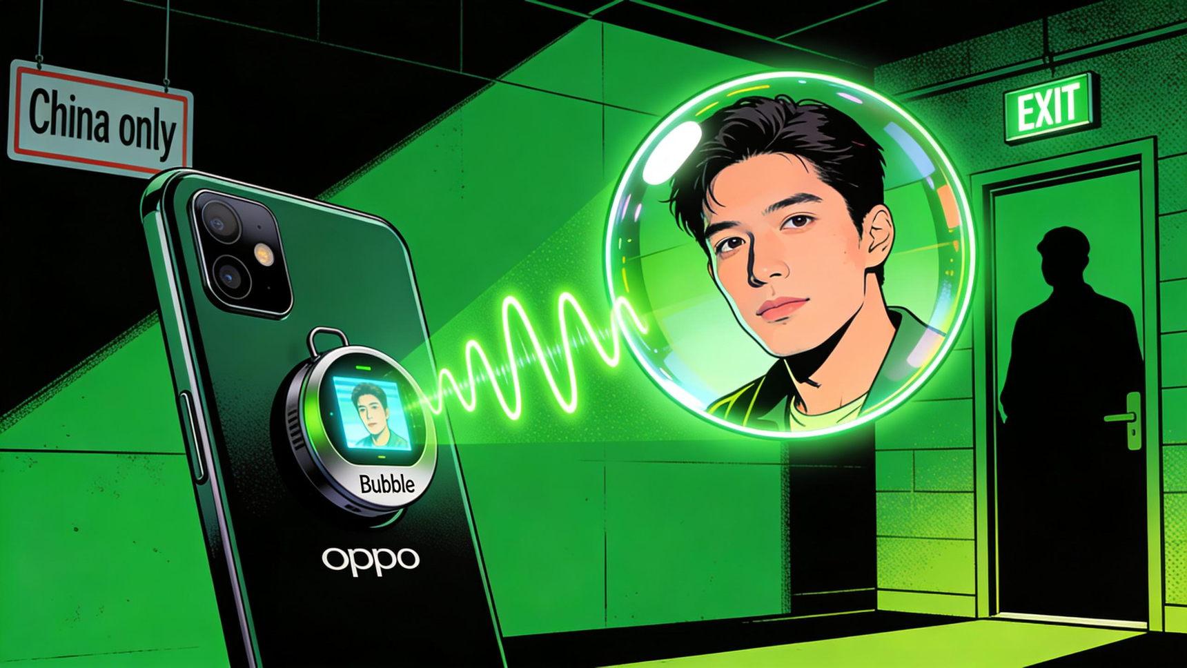 Oppo の 75 ドルのマグネット式スクリーン「 Bubble 」、一部の