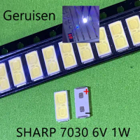 200PCS For SHARP LED TV Application LED Backlight High Power LED 1W 6V 7030 Cool white LCD Backlight for TV