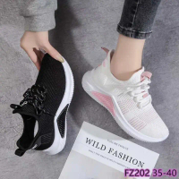 TERLARIS SEPATU WANITA SNEAKERS SPORT BERTALI CASUAL IMPORT ORIGINAL M&M FZ202