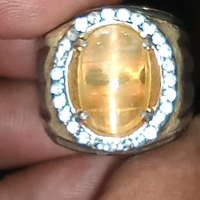 cincin batu natural cat eye ring perak,cincin permata cat eye