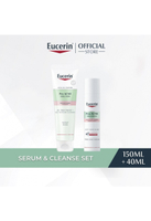 Eucerin ProAcne Solution 3X Gel to Foam Cleanser 150g + Triple Effect Serum 40ml Set