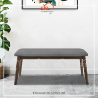 Solid Wood Bench Chair / Dining Chair With Cushion Seat / Kerusi Bangku / Stool / Sofa Furniture Sea
