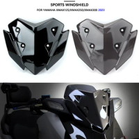 Motorcycle Windscreen Compact Sport Wind Deflector Windshield XMAX300/250/125 For YAMAHA XMAX125 XMAX250 XMAX300 Windshield 2023