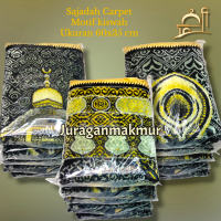 sajadah karpet turki/sajadah kiswah mini /sajadah wangi kiswah
