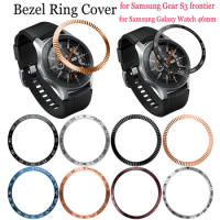 New Anti Scratch Bezel Ring Styling for Samsung Gear S3 frontier Alloy Ring Case Protection Cover for Samsung Galaxy Watch 46mm