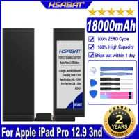 HSABAT A1983 18000mAh Battery for iPad Pro 12.9 3rd 3 Gen A1983 A1876 A1895 A2014 A2043 Batteries
