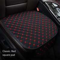 Car Seat Cover Leather Interior Auto Seats Cover Cushion Four Seasons Protector Mat Universal Seat-Cover Carpet Auto Accessories