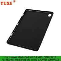 Tablet Case For Huawei MediaPad M6 8.4" / M6 Turbo 8.4 inch /M6 10.8" Funda Back TPU Silicone Anti-Drop Cover