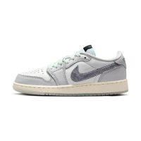 【NIKE 耐吉】Air Jordan 1 Low OG CNY 女鞋 大童 灰色 運動 AJ1 喬丹 休閒鞋 HF3207-100