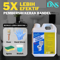 DNS Toilet Cleaner 1 Liter Pembersih Noda Kerak WC Kran Ember Bak Kamar Mandi