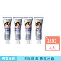 【iBloom】SADOER去煙垢美白牙膏100g-4入組(煙齒茶垢 美白 去黃 去漬 清新 咖啡漬)