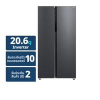 โตชิบา ตู้เย็นไซด์บายไซด์ 20.6 คิว รุ่น GR-RS780WI-PMT(06) สี Morandi Grey