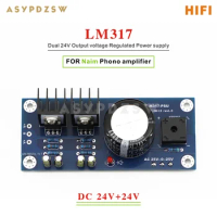 LM317-NAIM HICAP Regulated power supply DIY Kit/Finished board For NAIM Phono amplifier 24V+24V