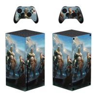 God Of War For Xbox Series X Skin Sticker For Xbox Series X Pvc Skins For Xbox Series X Vinyl Sticker Protective Skins 1