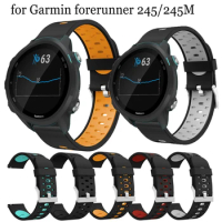 New 20mm Bracelet Band For Garmin venu Forerunner 245M 645 245 Vivoactive 3 Smart Watch Sport Silicone Wrist Strap Accessories