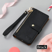 Funda - dompet kulit dengan zip, penyekat RFID, untuk Sony Xperia 10 V 2023, Flip Sarung, cangkerang