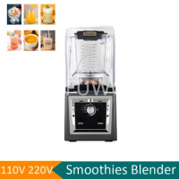 Electric Commercial Soundproof Food mixer Bubble Tea Multifunction Blender with Mess Free Crushing for Smoothies Ice and Frozen
