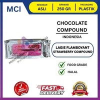 LAGIE FLAMBOYANT STRAWBERRY 250 GR / COKLAT BATANG COMPOUND