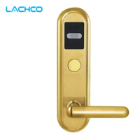 LACHCO Intelligent Electronic Door Lock RFID Card with Key for Home Hotel Apartment Office Smart Entry L16017SG