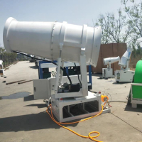 20-100m Water Mist Cannon For Dust Control Machine Mobile Fog Cannon For Construction Plant Customized Metal Sprayers