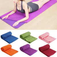 Non Slip Yoga Mat Microfiber Towel Anti-slip Blanket Sports Travel Fitness Pilates Exercise Cover Yoga Equipment