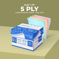 Codeshop Kertas Continuous Form 14 7/8 x 11 Inch 5 Ply Isi 500 Set Kertas Komputer Printer Dot Matri