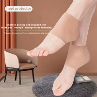 Gel Heel Protector Silicone Skin Repair Anti-crack Moisturizing Socks Heel Pads Professional Nursing Foot Health Care Skin Care
