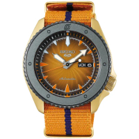 【SEIKO 精工】5 Sports 限量珍藏火影忍者聯名機械錶-42.5mm/鳴人(4R36-10B0O/SRPF70K1)