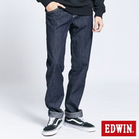 EDWIN  503 BLUE TRIP 大尺碼 保溫款 中直筒牛仔褲 -男款 原藍色 STRAIGHT