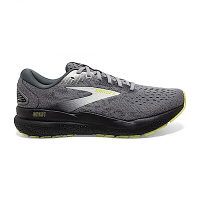 Brooks Ghost 16 [1104184E040] 男 慢跑鞋 運動 超寬楦 氮氣中底 避震 緩衝 灰 黃