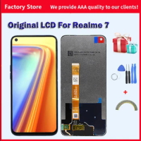 Original LCD for Realme 7 Global Version Display For realme 7 4G 5G RMX2155 RMX2111 Touch Screen Digitizer Repair Parts