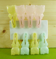 【震撼精品百貨】Hello Kitty 凱蒂貓~曬衣夾8入-粉、黃、藍色【共1款】