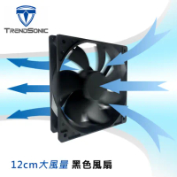 TrendSonic 8CM / 12CM電腦風扇 大4PIN +小3 PIN機箱風扇 機殼風扇 電源風扇_12公分風扇*10