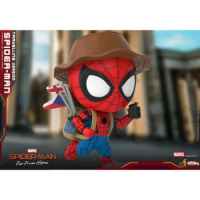 In Stock Original HotToys COSBABY SPIDER MAN COSB672 Spider Man Far From Home Movie Character Model Collection Artwork Q Version