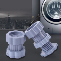 Washing Machine Antivibration Support Pads Shock and Noise Cancelling Adjustable Washer Feet Washer Dryer Pedestals