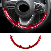 Car Steering Wheel Panel Cover Trim Decoration Frame Sticker For Toyota Aqua Yaris Sienta 2022+