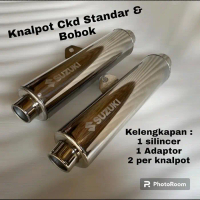 Knalpot Ckd Satria Fu Thailand & Adaptor in50/51mm Untuk Semua Jenis motor - Ckd Standar