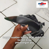 hugger spakbor kolong pnp NEW VARIO 160 karbon kilap