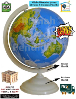 GLOBE (BOLA DUNIA) 30 CM - TIPE 1 (Via REX) (ONGKOS KIRIM LEBIH MURAH)