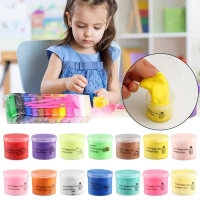 Slime 70 ml bertema kek buah, lembut dan gebu (fluff), mainan tanah liat model untuk kanak-kanak, ba