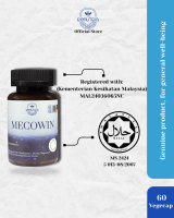 Renutria Mecowin (60's vegecaps)[Halal, Vitamin Sihat Saraf, ALA, B1, B6, B12, Magnesium, Zinc, Curc