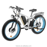 China Supplier 26 Inch 48V 2000W Zeegr Electric Bicycle Powerful Motor Full Suspension Fat Tire Bike Mountain Electric Bike